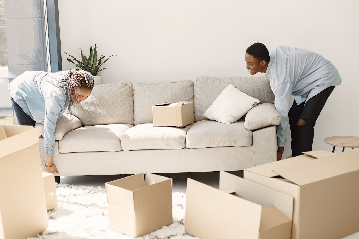 Starlight Movers movers wrapping furniture
